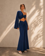 Luna Drape Set ( Blue )