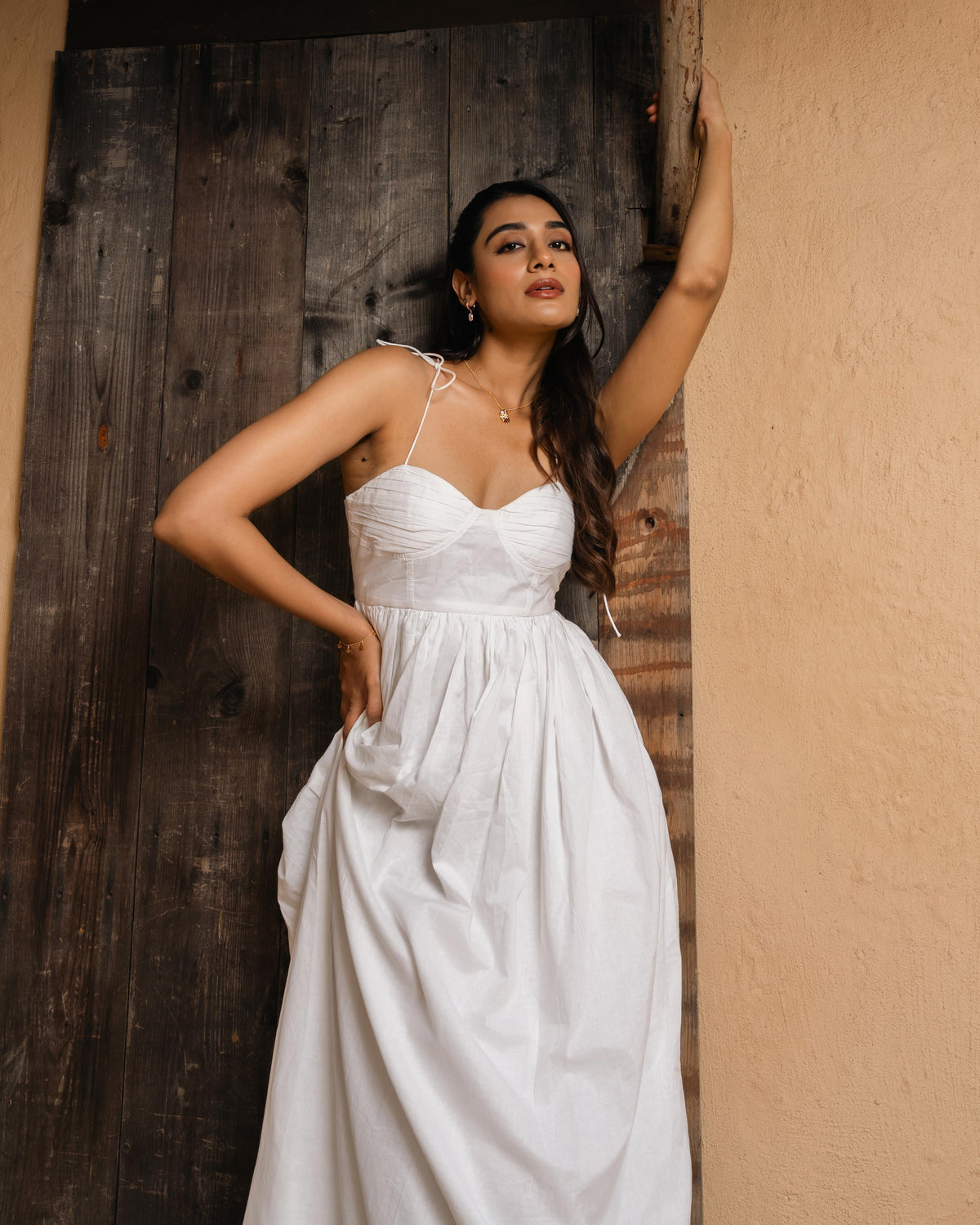 Ayra dress  White Chalk
