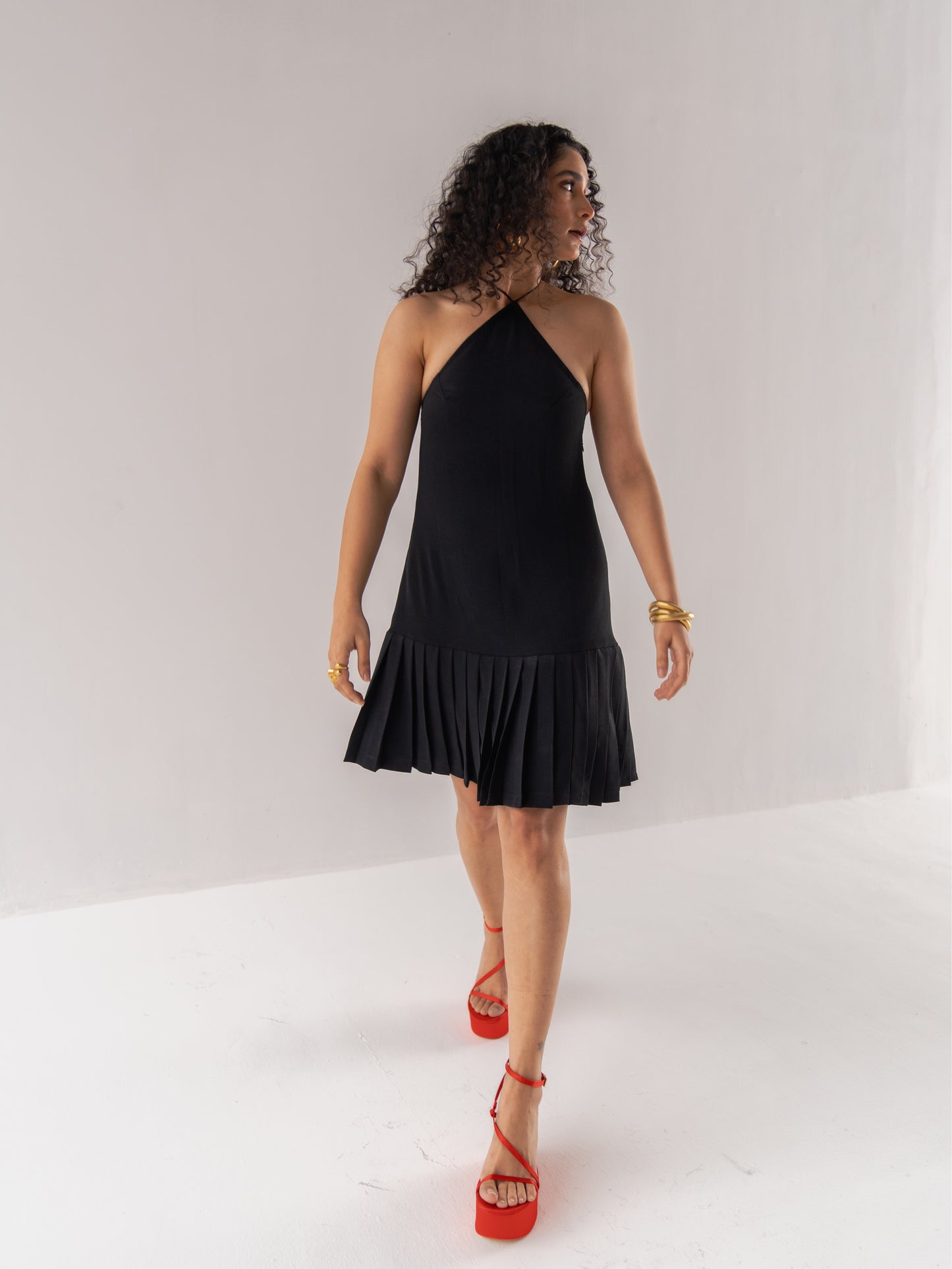 Eclipse Pleated Dress