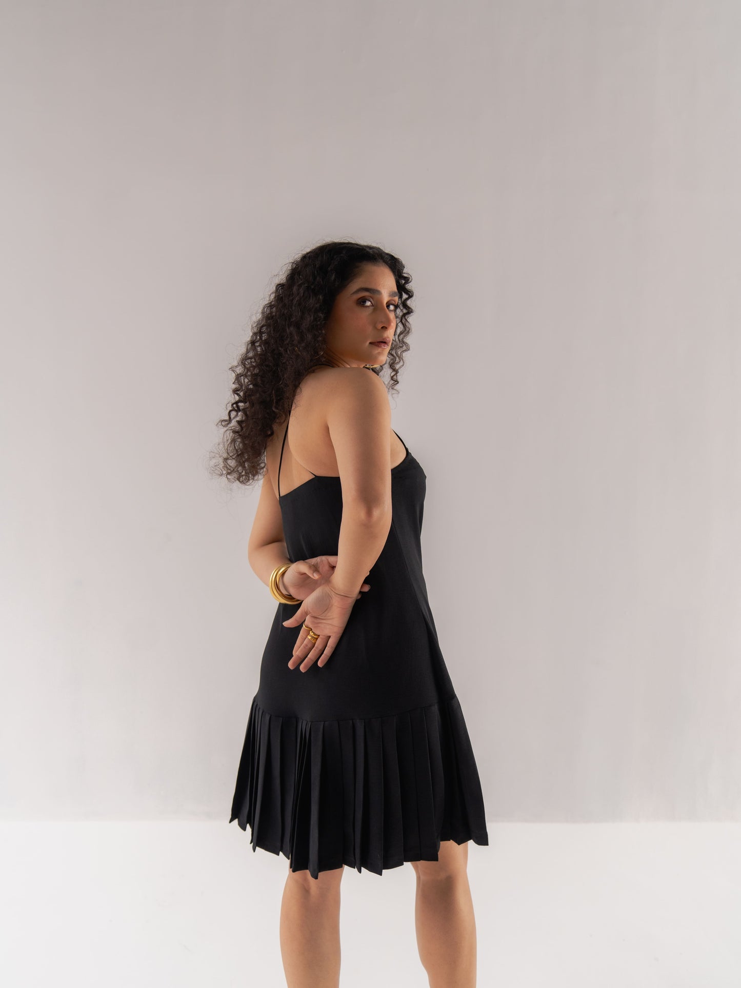 Eclipse Pleated Dress