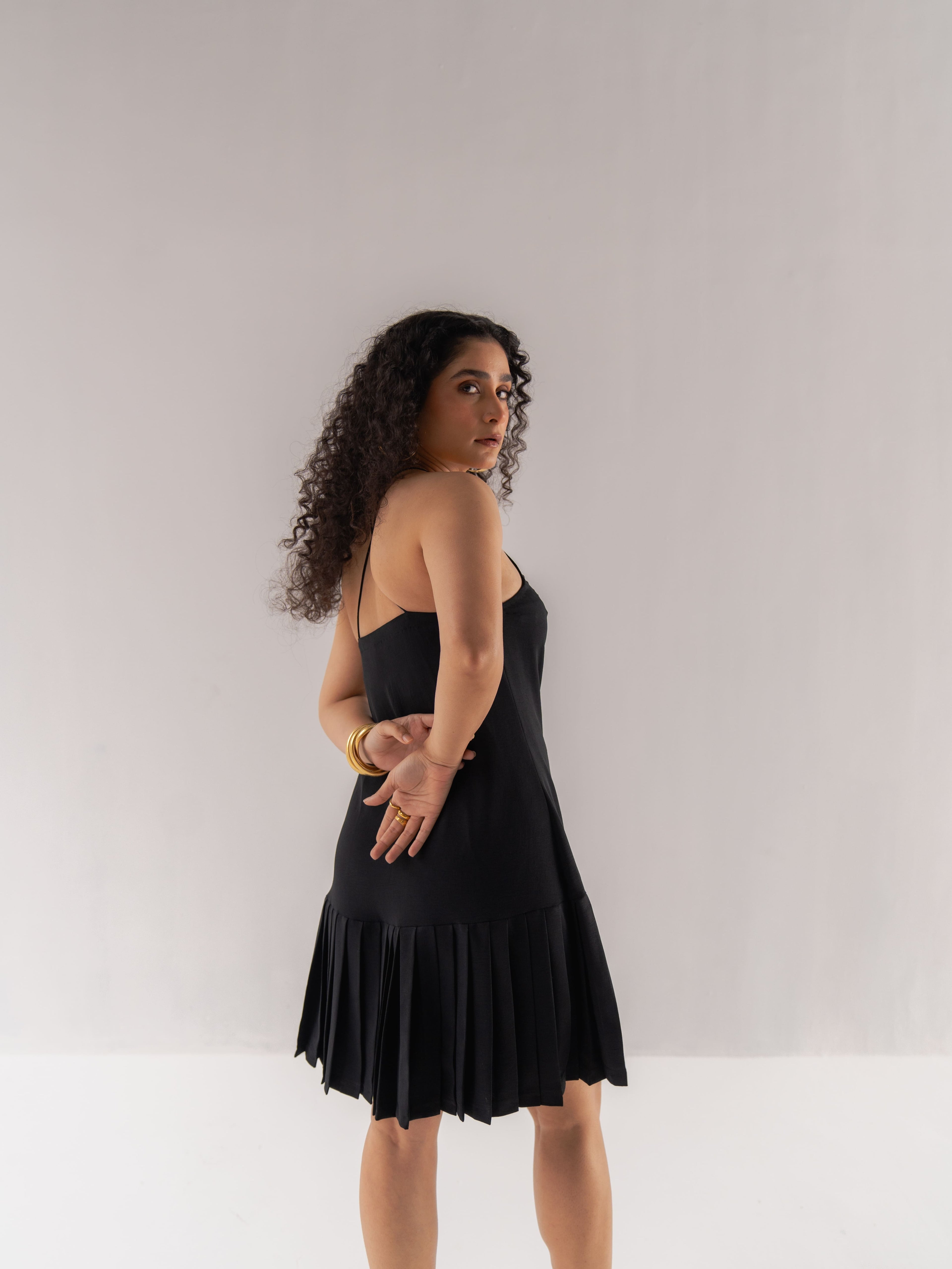 Eclipse Pleated Dress