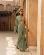 Luna Drape Set ( Olive )
