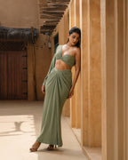 Luna Drape Set ( Olive )