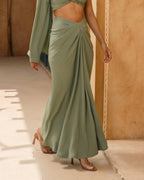 Luna Drape Set ( Olive )