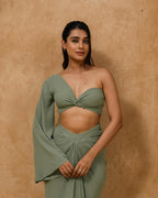 Luna Drape Set ( Olive )