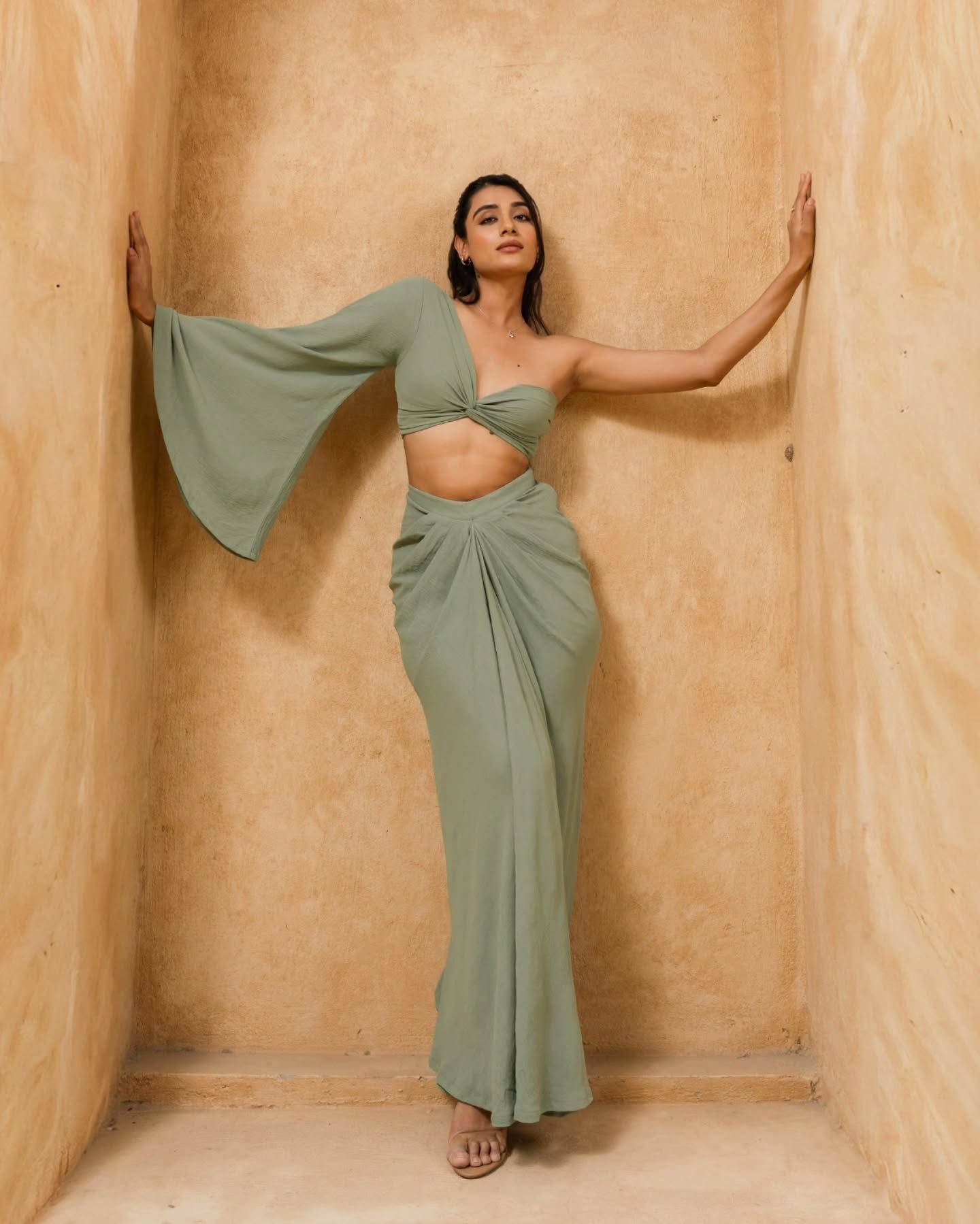 Luna Drape Set ( Olive )